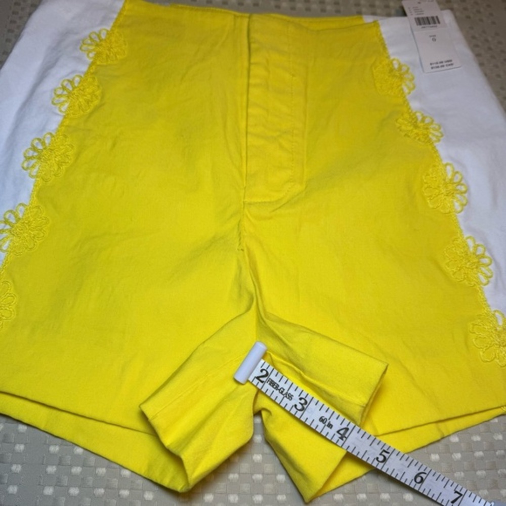 NWT Maeve Surf City Linen Blend Embellished Shorts | US 0 / UK 4 - Picture 10 of 13